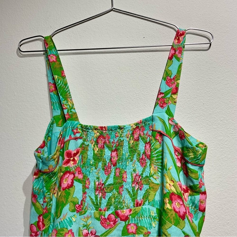 Matilda Jane Pretty Floral Dress Size M. Scrunchedd Back With Inner Lining - Picture 7 of 10